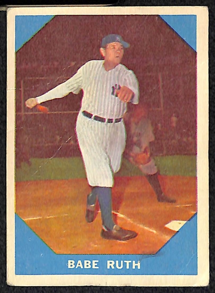 Lot Of 6 1959-1963 Fleer Baseball Cards w. Drysdale