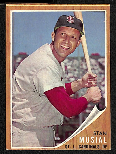 Lot Of 47 1962-1963 Topps Baseball Cards w. Mays