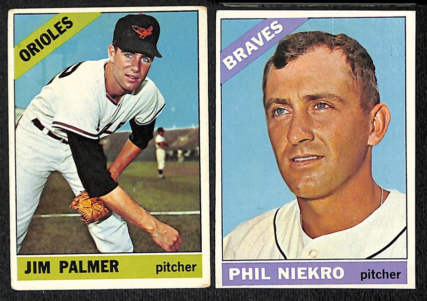 Lot Of 57 1966-1967 Topps Cards w. Palmer RC