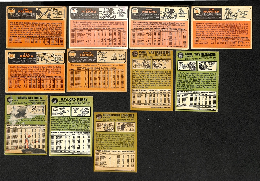 Lot Of 57 1966-1967 Topps Cards w. Palmer RC