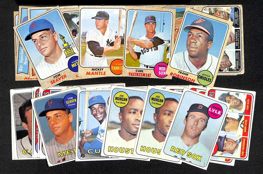 Lot Of 63 1968-1969 Topps Baseball Cards w. Seaver