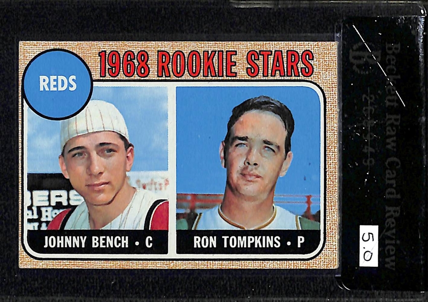 Lot Of 4 1968-1969 BVG Graded Cards w. Bench RC