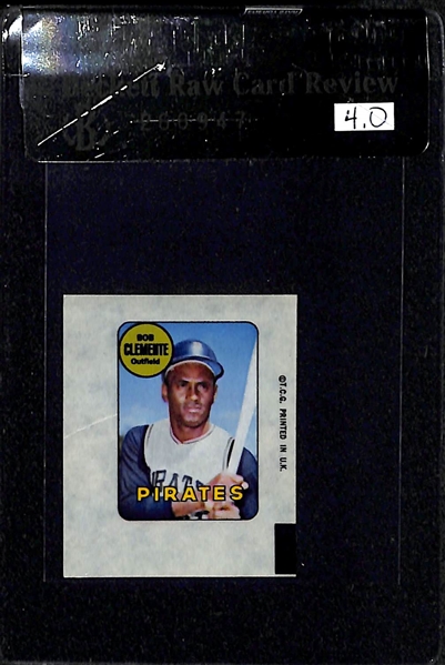 Lot Of 8 1965-1970 Topps Inserts w. Mantle
