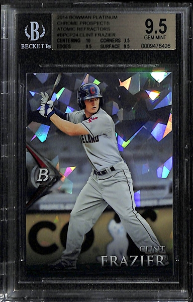 Albert Pujols & Clint Frazier Numbered Rookie Cards - BGS