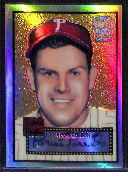 Lot Of 6 Phillies Autograph Cards w. Roberts & Carlton