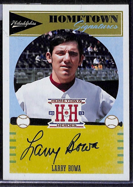 Lot Of 6 Phillies Autograph Cards w. Roberts & Carlton