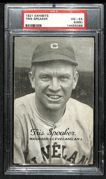 1921 Exhibits Tris Speaker - PSA 4(MK)