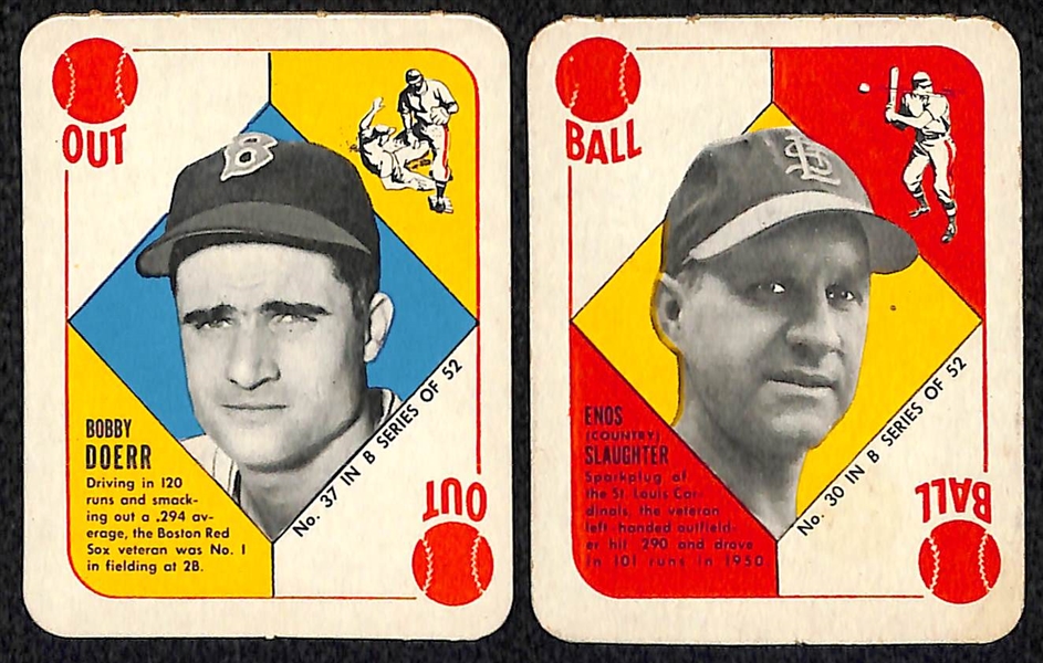 Lot Of 18 1951 Topps Blue Backs w. Richie Ashburn