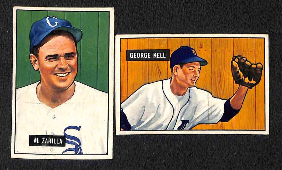 Lot Of 20 1951 Bowman Cards w. Johnny Mize