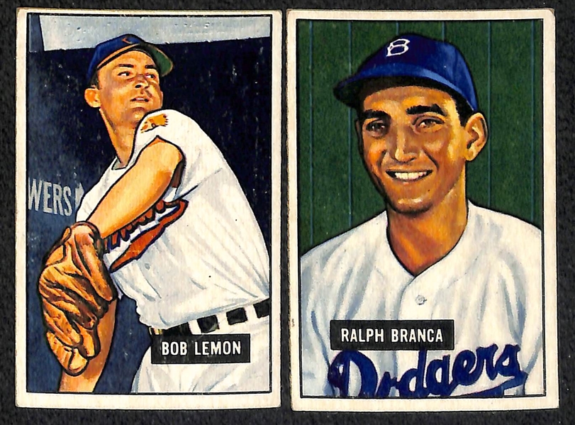 Lot Of 20 1951 Bowman Cards w. Johnny Mize