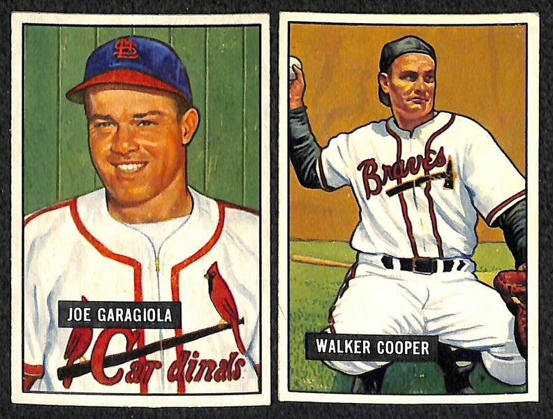 Lot Of 20 1951 Bowman Card w. Warren Spahn