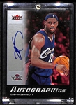 2006-07 Fleer LeBron James Autographics Autograph Card