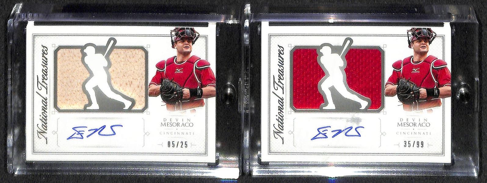Lot Of 8 Baseball National Treasures Autograph & Patch Cards