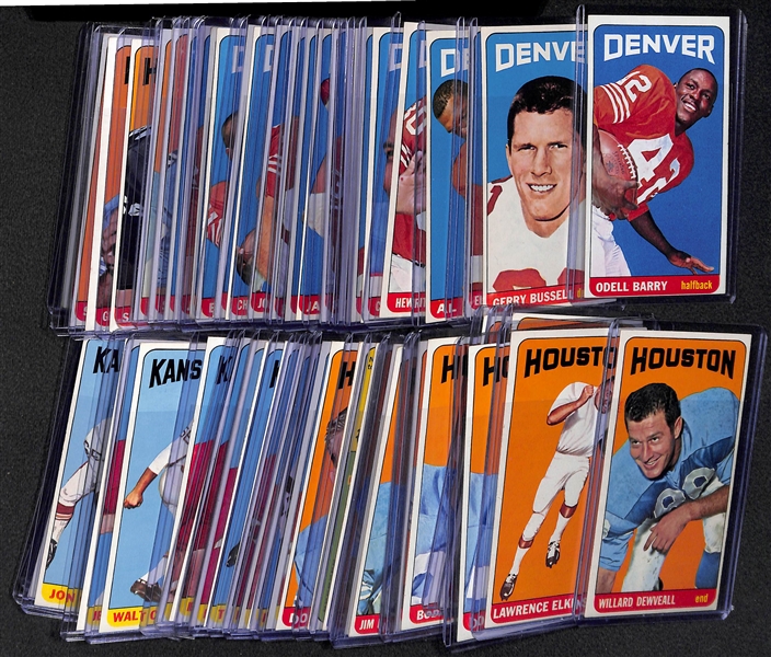 1965 Topps Football Complete Card Set w. Namath RC BVG 2.5