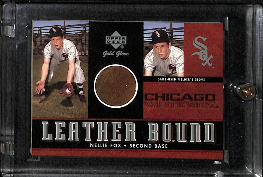 Lot Of 2 Nellie Fox Glove & Patch Relic Cards