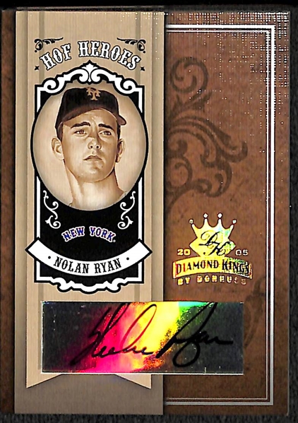 Lot Of 2 Nolan Ryan Autograph Cards