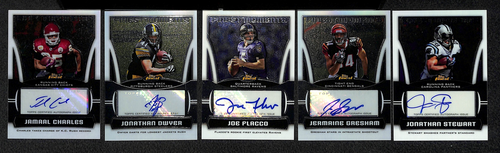 2010 Topps Finest Moments Complete Autograph Card Set w. A.Peterson