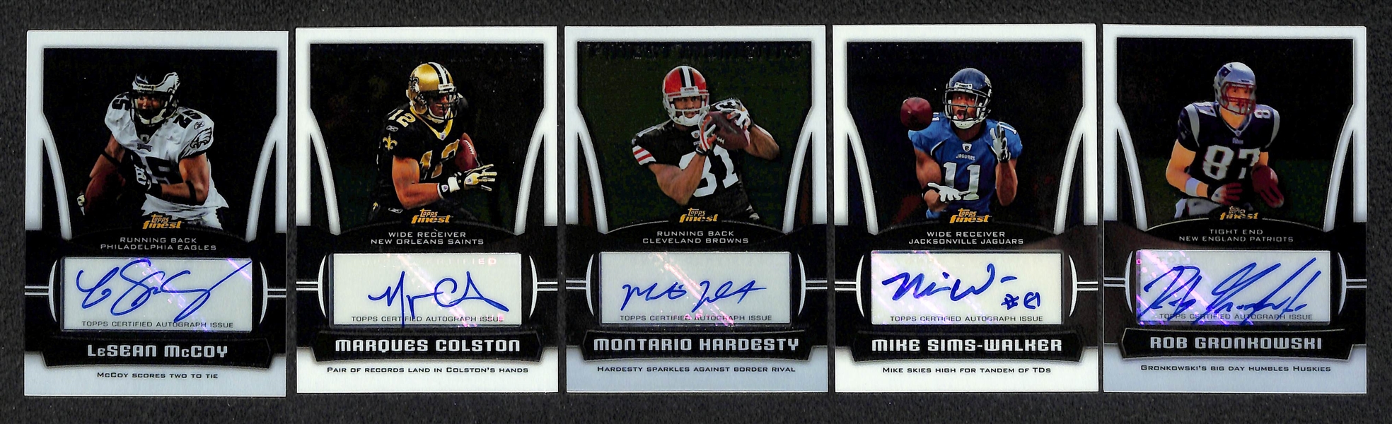 2010 Topps Finest Moments Complete Autograph Card Set w. A.Peterson