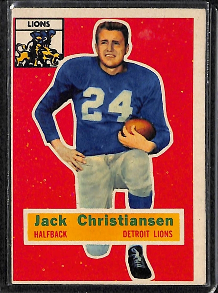Lot Of 21 1956 Topps Football Cards w. Chuck Bednarik