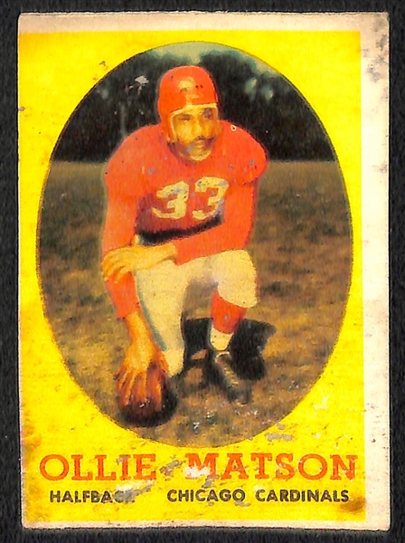 Lot Of 26 1957-1959 Topps Football Cards w. Tittle
