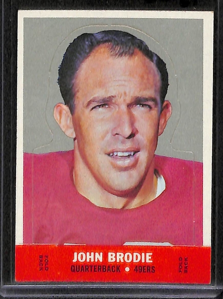 Lot Of 4 1968 Topps Stand-Ups w. Namath BVG 7