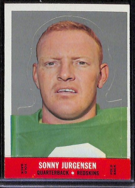 Lot Of 4 1968 Topps Stand-Ups w. Namath BVG 7