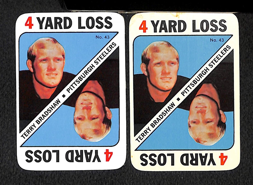 Lot Of 20 1971 Topps Football Game Cards w. Namath