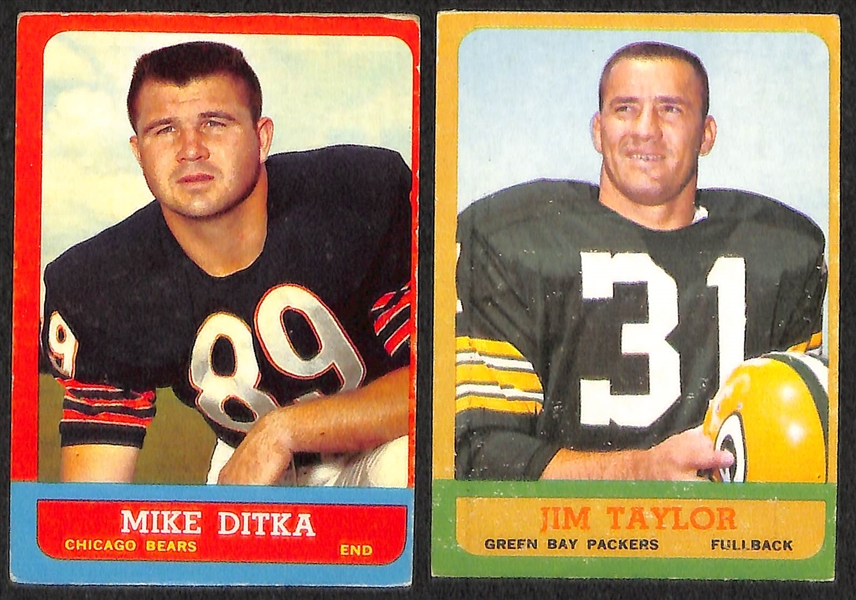 Lot Of 129 1963 Topps Football Assorted Cards w. Berry