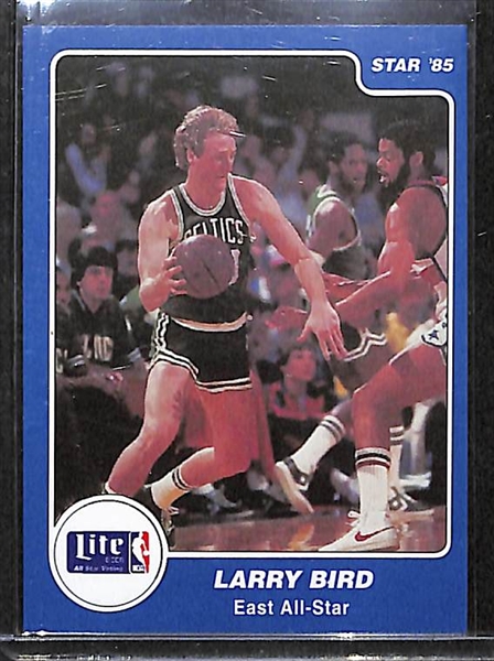 Lot of 6 Great Basketball Stars Cards w. 1986 Fleer Charles Barkley Rookie Card