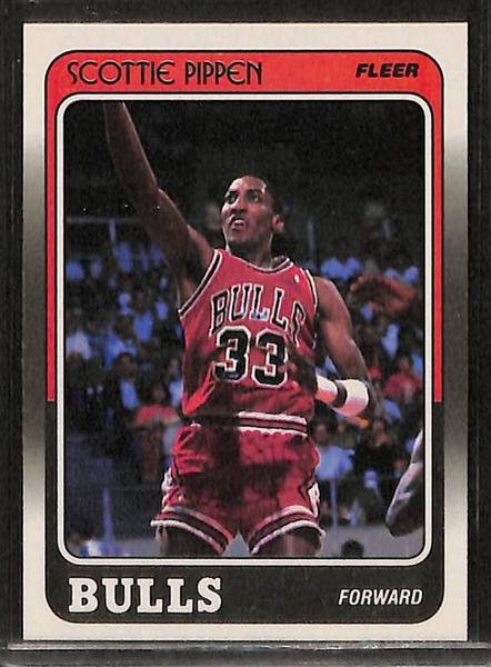 Lot of 6 Great Basketball Stars Cards w. 1986 Fleer Charles Barkley Rookie Card