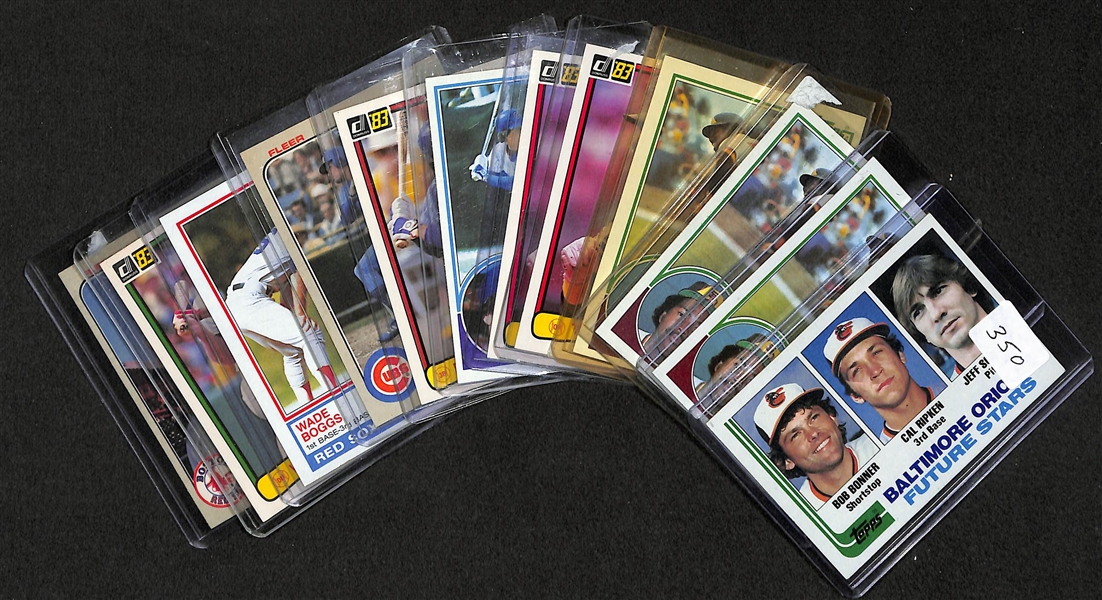Lot of 12 1982-83 Rookie Cards w. Ripken