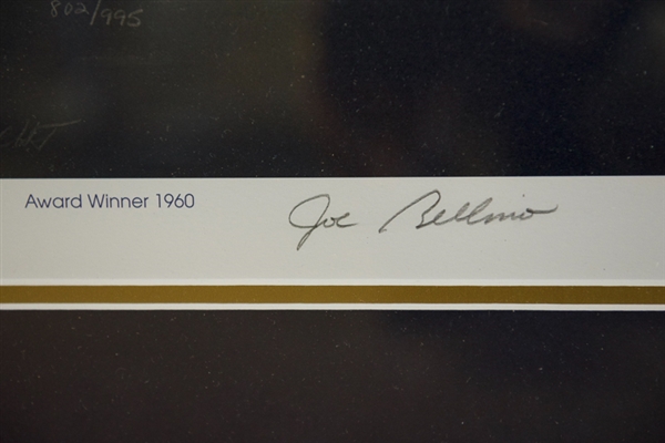 Joe Bellino & Roger Staubach Signed US Naval Academy Print - PSA/DNA