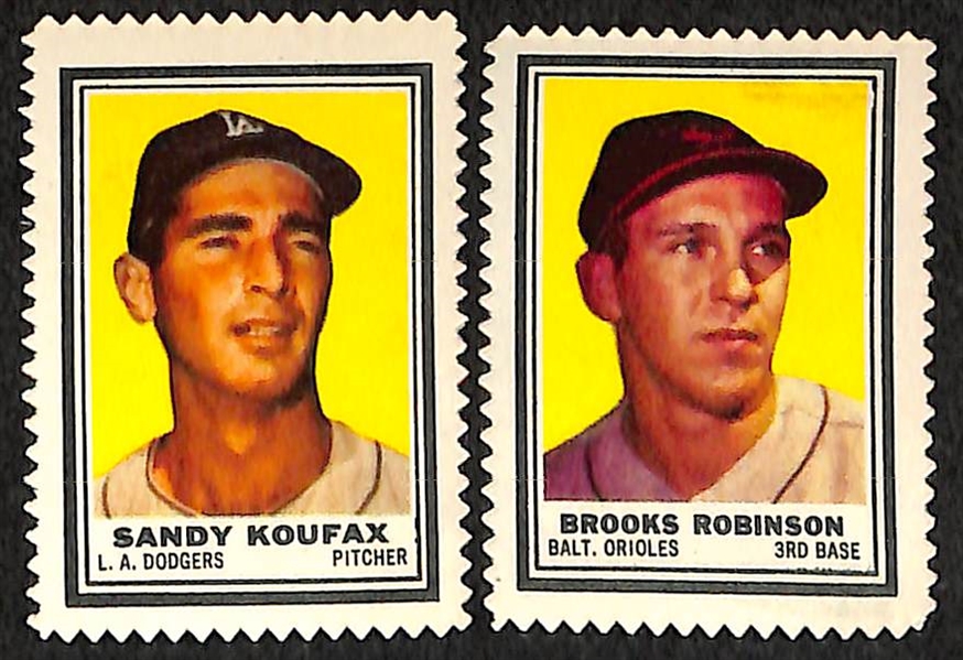 Lot of Approx 90 - 1962 Topps Stamps - Assorted w. Roger Maris & Mickey Mantle
