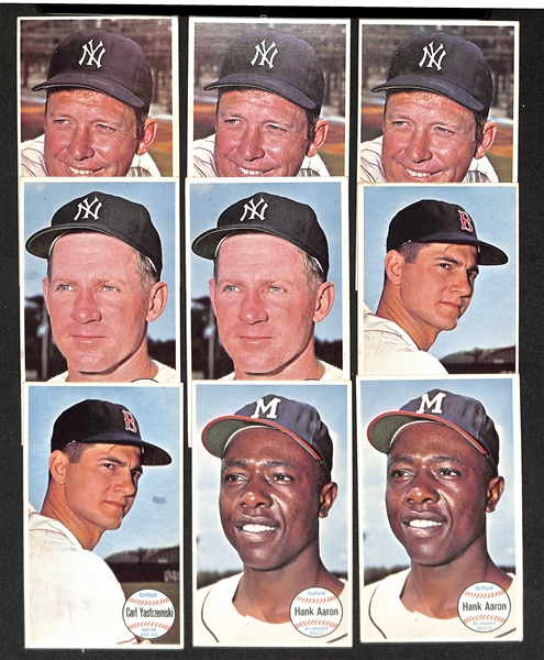 Lot of 41 Assorted 1964 Topps Giant Baseball Cards w. Mickey Mantle x3