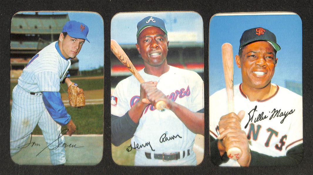 Lot of 17 Topps Super Cards w. Clemente x3