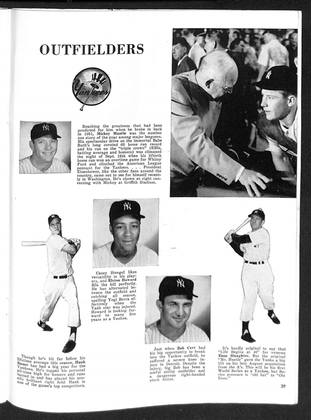 1956 World Series Program (Yankees vs. Dodgers)