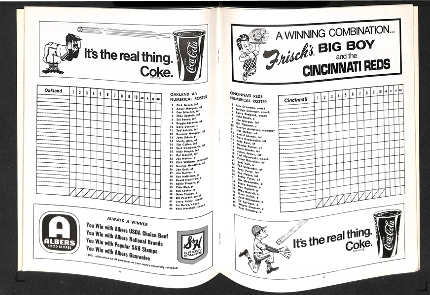 Lot Of 5 1970's World Series Programs w. 1978 Edition