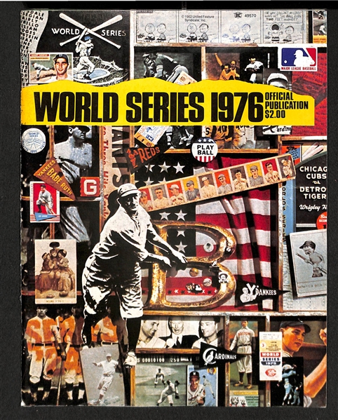 Lot Of 5 1970's World Series Programs w. 1978 Edition