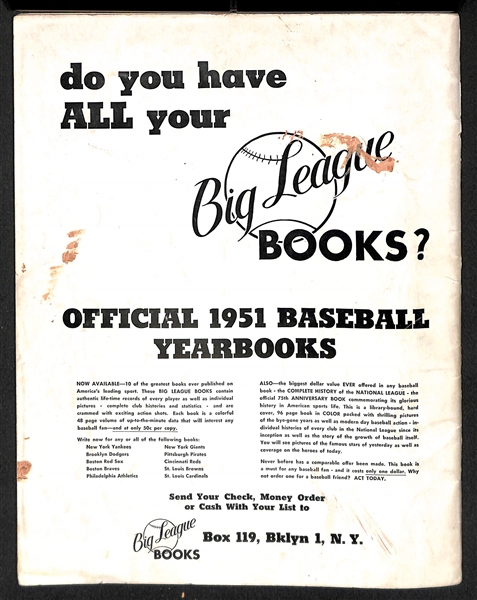1951 & 1952 Dodgers Yearbooks