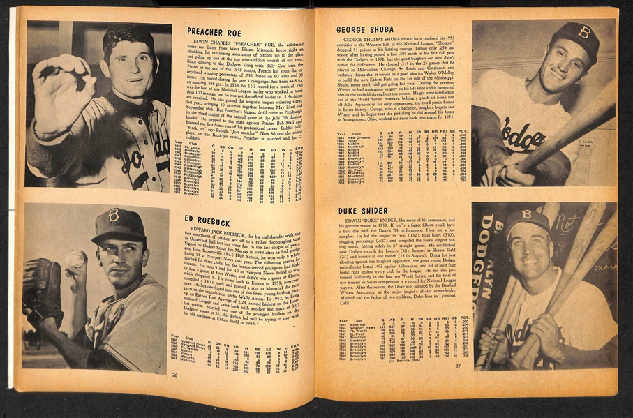 1953 & 1984 Dodgers Yearbooks