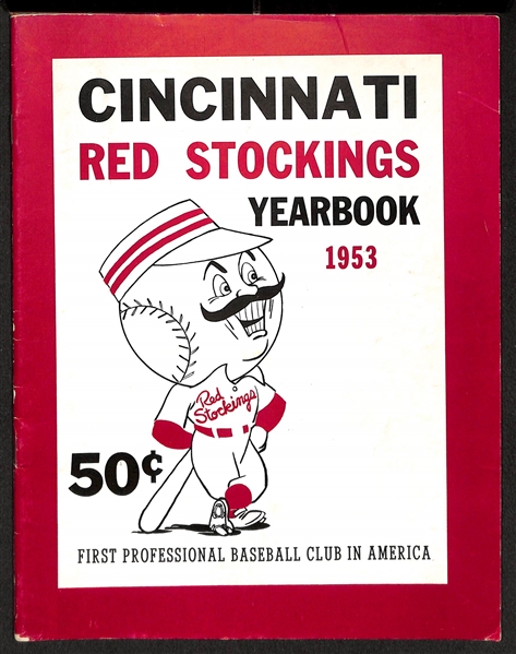 1953 Phillies & 1953 Red Stockings Yearbooks