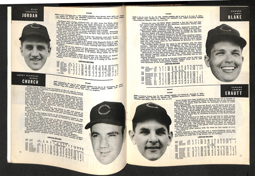 1953 Phillies & 1953 Red Stockings Yearbooks
