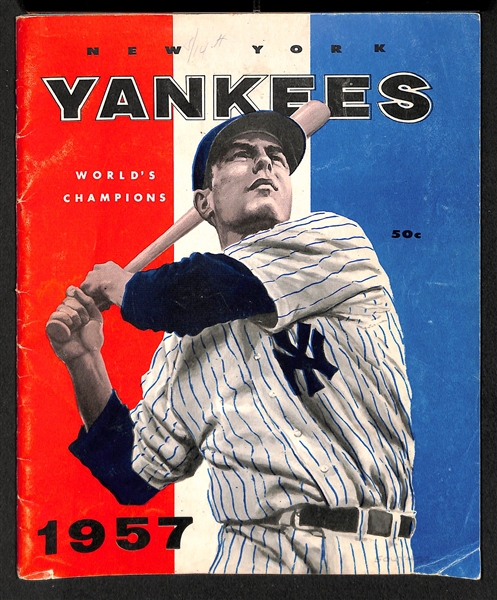 1957 New York Yankees Yearbook