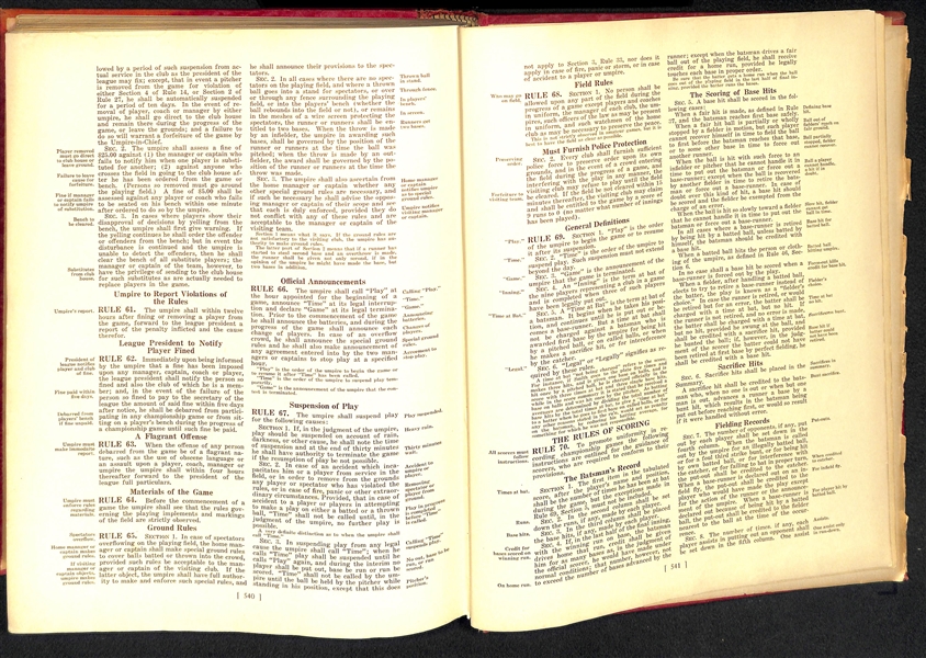 1933 Who's Who In Major League Baseball Hardback Book