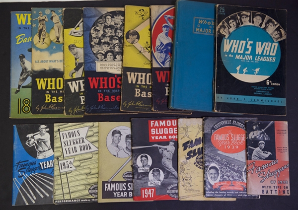 Lot Of 40 Baseball Pamphlets & Booklets (1933-1961)