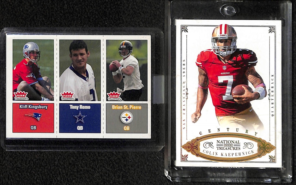 Lot Of 11 Football Stars Rookie & Parallel Cards w. Tom Brady
