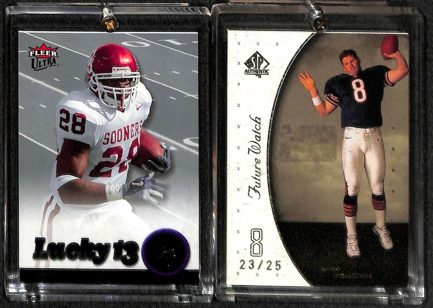 Lot Of 11 Football Stars Rookie & Parallel Cards w. Tom Brady