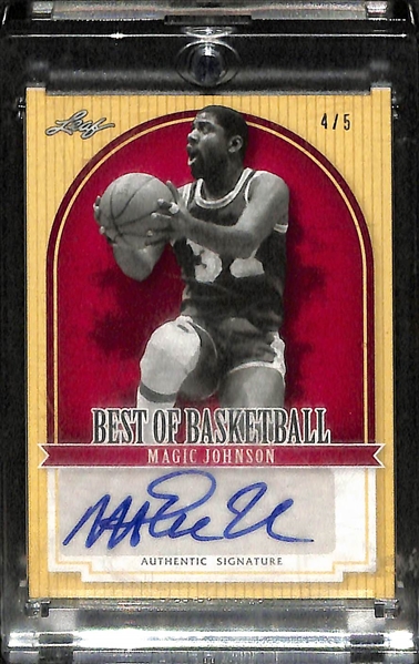 Lot Of 3 Magic Johnson Autograph Cards
