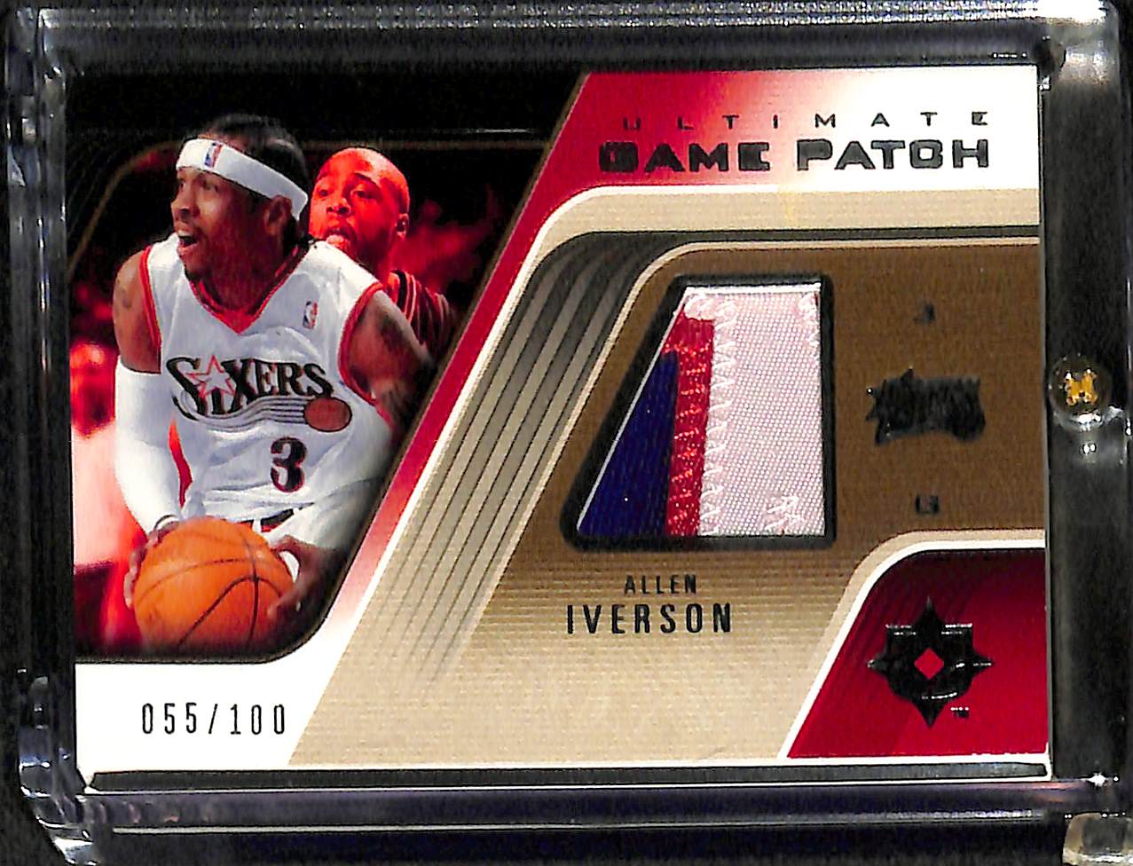 Lot Detail - Lot Of 4 Allen Iverson Autograph & Relic Cards