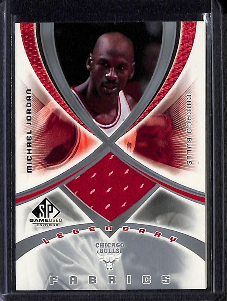 Lot Of 6 Michael Jordan Cards Including 2 Relic Cards